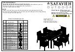 Safavieh Outdoor Ashwin PAT7717-1/3 Quick Start Manual preview