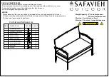 Preview for 2 page of Safavieh Outdoor Bassey PAT7507 Quick Start Manual