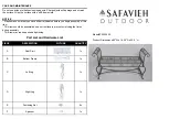 Safavieh Outdoor Brielle PAT5004A Assembly Instructions preview