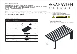 Предварительный просмотр 1 страницы Safavieh Outdoor CPT1016A-1/4 Manual