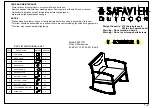 Safavieh Outdoor Daire PAT7721 Quick Start Manual preview