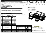 Safavieh Outdoor Dumont PAT7732-2/3 Manual preview