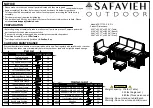 Предварительный просмотр 1 страницы Safavieh Outdoor Dumont PAT7732-2/3 Manual