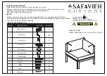 Preview for 13 page of Safavieh Outdoor Endelia PAT-7309 Manual