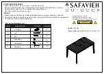 Preview for 1 page of Safavieh Outdoor Europa PAT7082 Quick Start Manual