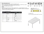 Preview for 7 page of Safavieh Outdoor Europa PAT7082 Quick Start Manual