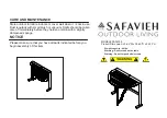 Preview for 2 page of Safavieh Outdoor Evert PAT6750 Assembly Instructions