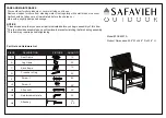 Предварительный просмотр 3 страницы Safavieh Outdoor FOX6007A Manual