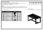 Предварительный просмотр 5 страницы Safavieh Outdoor FOX6007A Manual