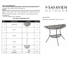 Safavieh Outdoor Genson PAT5027 Manual preview