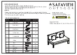 Предварительный просмотр 9 страницы Safavieh Outdoor Granton PAT7054C-4BX Manual