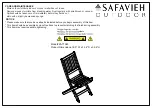 Preview for 4 page of Safavieh Outdoor Hikaru PAT7083 Quick Start Manual