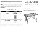 Preview for 5 page of Safavieh Outdoor Leah PAT5000B Assembly Instructions Manual