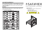 Preview for 2 page of Safavieh Outdoor Lynwood PAT6713 Manual