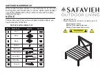 Preview for 5 page of Safavieh Outdoor Lynwood PAT6713 Manual