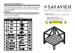 Preview for 6 page of Safavieh Outdoor Lynwood PAT6713 Manual