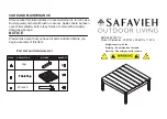 Preview for 8 page of Safavieh Outdoor Lynwood PAT6713 Manual