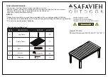 Safavieh Outdoor Martinique CPT1014A Assembly preview