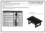 Safavieh Outdoor Montford CPT1005A Assembly preview