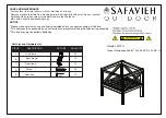 Preview for 3 page of Safavieh Outdoor Nunzio PAT7031 Quick Start Manual