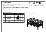 Preview for 5 page of Safavieh Outdoor Nunzio PAT7031 Quick Start Manual