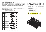 Preview for 2 page of Safavieh Outdoor Pasadena PAT6724 Quick Start Manual