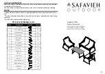 Preview for 1 page of Safavieh Outdoor PAT2009 Care And Maintenance