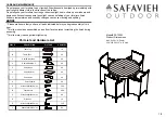 Safavieh Outdoor PAT2503 Quick Manual предпросмотр