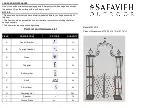 Safavieh Outdoor PAT5012 Quick Start Manual preview