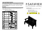 Preview for 2 page of Safavieh Outdoor PAT6711A Assembly Instructions Manual