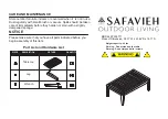 Preview for 6 page of Safavieh Outdoor PAT6711A Assembly Instructions Manual