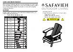 Preview for 1 page of Safavieh Outdoor PAT6727 Quick Manual