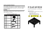 Preview for 9 page of Safavieh Outdoor PAT6762 Manual