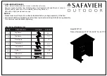 Safavieh Outdoor PAT7011 Quick Start Manual preview