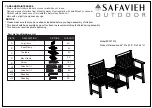 Preview for 1 page of Safavieh Outdoor PAT7014 Manual