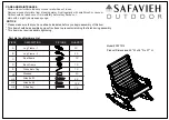 Предварительный просмотр 1 страницы Safavieh Outdoor PAT7016 Assembly Instructions