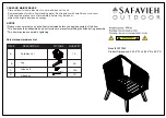 Preview for 1 page of Safavieh Outdoor PAT7049 Quick Start Manual