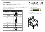 Preview for 4 page of Safavieh Outdoor PAT7075 Manual