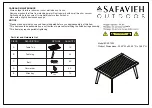 Предварительный просмотр 9 страницы Safavieh Outdoor PAT7305 Assembly