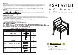 Safavieh Outdoor PAT7310 Manual preview
