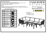 Preview for 4 page of Safavieh Outdoor PAT7521 Manual