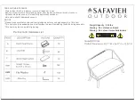 Preview for 2 page of Safavieh Outdoor PAT7526 Manual