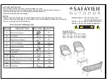 Preview for 5 page of Safavieh Outdoor PAT7526 Manual