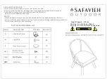 Preview for 6 page of Safavieh Outdoor PAT7526 Manual