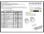 Preview for 9 page of Safavieh Outdoor PAT7526 Manual