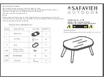 Preview for 10 page of Safavieh Outdoor PAT7526 Manual