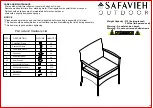 Предварительный просмотр 9 страницы Safavieh Outdoor PAT7704-1/4 Quick Start Manual