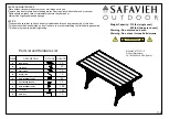 Preview for 3 page of Safavieh Outdoor PAT7707-1/3 Manual