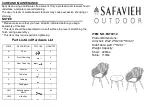 Safavieh Outdoor PAT9012 Quick Start Manual preview