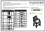 Preview for 1 page of Safavieh Outdoor San Salvador CPT1020 Assembly